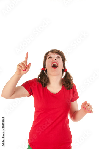 Photo: Cheerful girl Cheerful girl