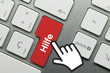 Hilfe Tastatur Finger