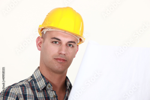 Photo: A portrait of an architect. A portrait of an architect.
