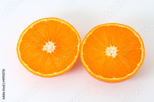 Photo: naranja partida por la mitad naranja partida por la mitad