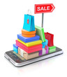 3D shopping concept