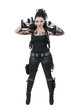 Photo: Woman with Assault Rifle Woman with Assault Rifle