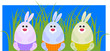 three rabbits