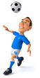 Fun football player