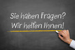 Sie haben Fragen? Wir helfen Ihnen!