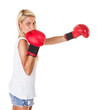 woman boxing