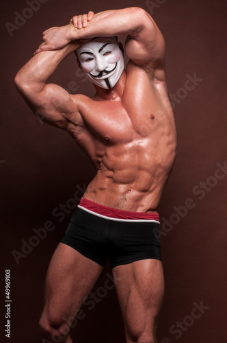 Photo: Man in a mask Man in a mask