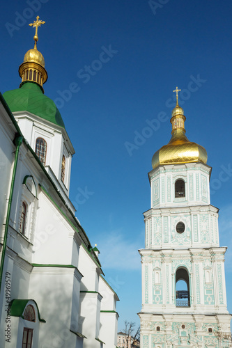 Photo: St Sophia cathedral and bell tower in Kiev St Sophia cathedral and bell tower in Kiev