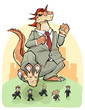 Vector: Big corporation Big corporation