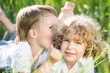Children in spring