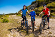 Family biking