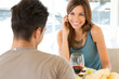 Young Couple At Restaurant
