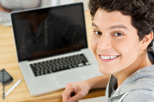 Photo: Studying at Laptop Studying at Laptop