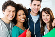 Group Of Happy Students