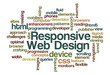 Responsive Web Design Word Cloud