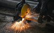 Photo: Cutting metal Cutting metal