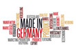 Made in Germany Wort-Wolke