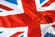 british union flag with big ben background