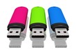 drei USB-Sticks