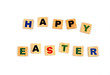 Happy Easter wooden Types