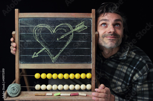 Photo: Romantic man chalkboard Romantic man chalkboard