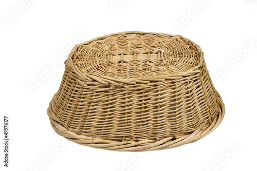 Photo: basket on the white background basket on the white background
