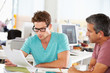 Photo: Two Men Meeting In Creative Office Two Men Meeting In Creative Office