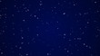 Flying through a star field