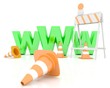 3-d Visualization Web-design Concept