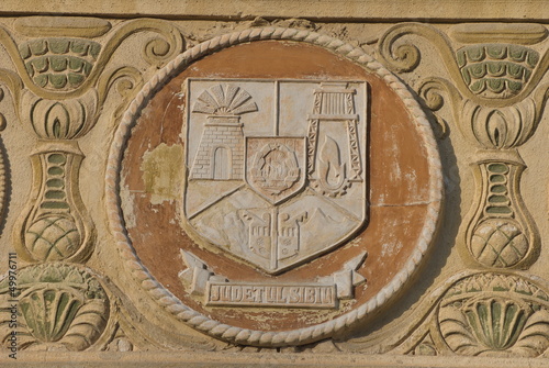 Photo: Sibiu county, coat of arms Sibiu county, coat of arms