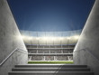 Stadion mit Blick aus Durchgang