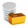 3d database server with folder