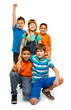 5 happy kids
