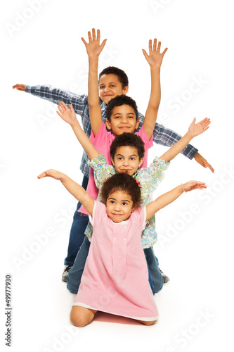 Photo: Happy big family Happy big family
