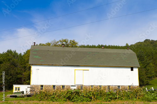 Photo: Traditional American White Farm in Summer Traditional American White Farm in Summer