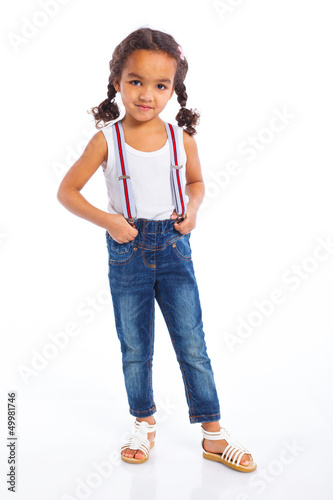 Photo: Girl lying and smiling Girl lying and smiling