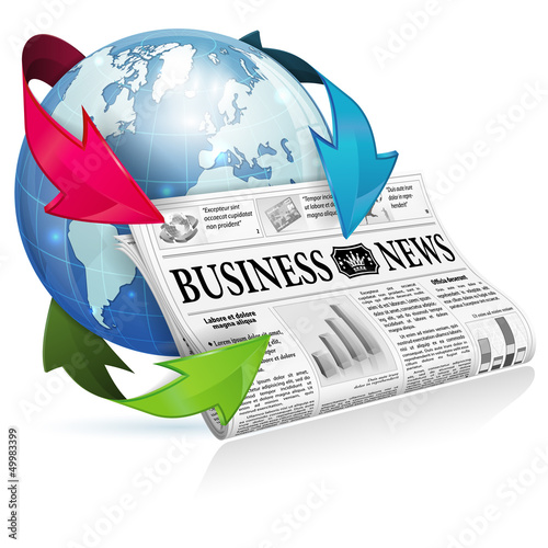 Vector: Concept - Internet News Concept - Internet News