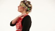 Pretty housewife with Rolling pin