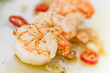 fried black tiger prawns with herbs and spices