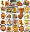 Photo: Mural de platos típicos españoles Mural de platos típicos españoles