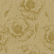 Vector: Seamless floral pattern on old paper texture Seamless floral pattern on old paper texture