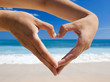 Hands making a heart shape