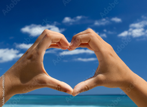 Photo: Hands making a heart shape Hands making a heart shape