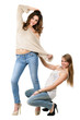 Photo: Playful young women Playful young women