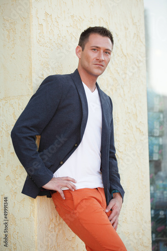 Photo: Stock image of a fashionable male model Stock image of a fashionable male model