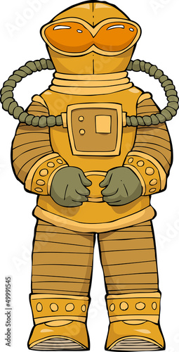 Vector: Alien astronaut Alien astronaut