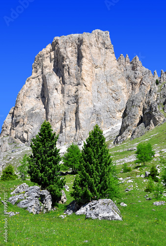 Photo: Dolomite peaks, Rosengarten,Val di Fassa, Italy Alps Dolomite peaks, Rosengarten,Val di Fassa, Italy Alps
