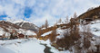 Mountains ski resort Solden Austria