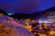 Mountains ski resort Solden Austria - sunset