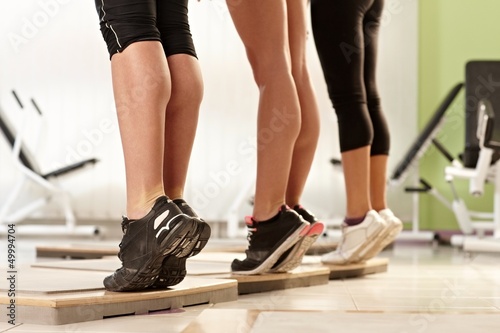 Photo: Muscular female calves Muscular female calves